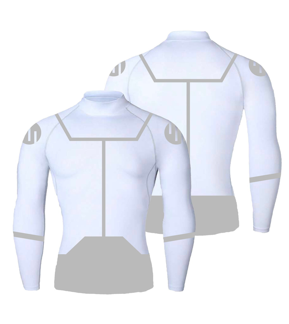 Viltrumite Mark (Mock Neck) Compression Shirt - Viltrum Athletics